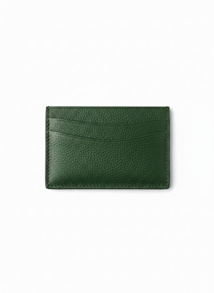 Grained Leather Card Sleeve